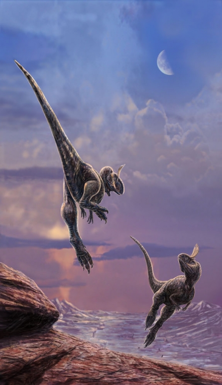 Want to challege Cryolophosaurus ellioti? post it here! Cryolophosaurus_ellioti
