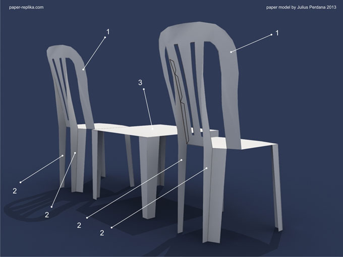 Lo Nuevo en Paper-Replika - Page 3 Plastic_chair_table_assembly