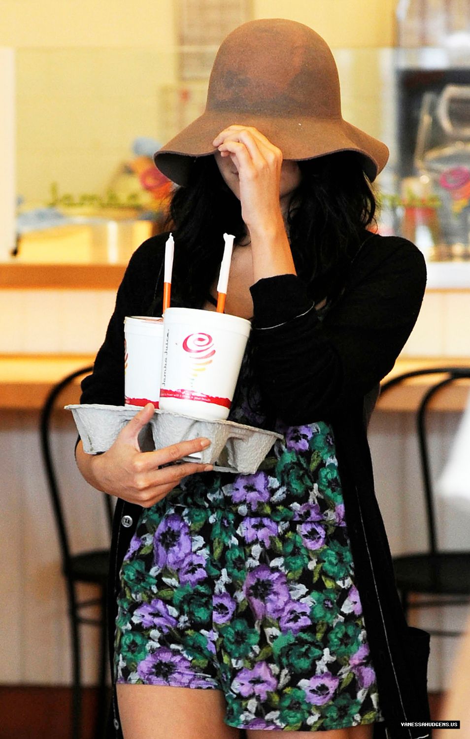 Vanessa-At Jamba Juice in Los Angeles - March 24 2