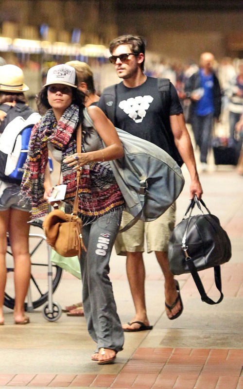 Zanessa-August 25 - At Airport In Maui 2