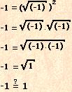 -1 = 1 ??? Bir