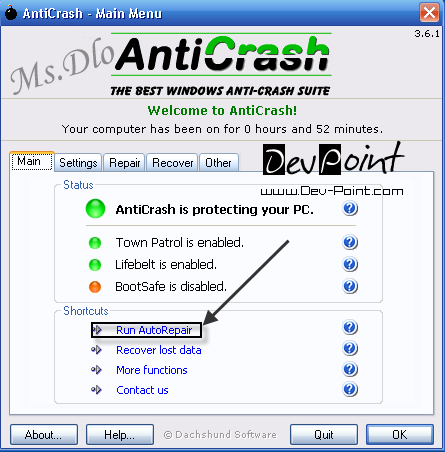 AntiCrash 3.6.1 لتصليح مشاكل الجهاز والشاشة الزرقاء W_%282%29