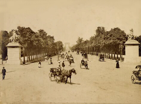 LE PALAIS DU LOUVRE(histoire)+LA PLUS BELLE AVENUE DU MONDE+LA SEINe+LE PANTHÉONE+ Paris.champs.elysee1890