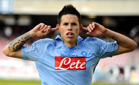 Naples 4-2 Fiorentina Marek-hamsik-napoli-san-paolo