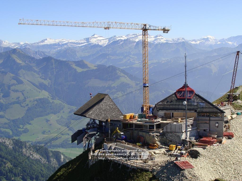 chantier du nouveau téléphérique du Moléson 20100901dsc05670-