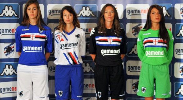 Top 5 Best Kits in Serie A. Divise-samp-2011-12