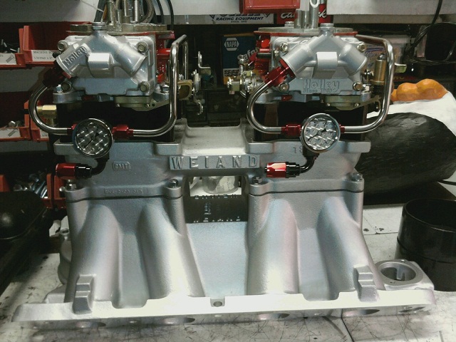 429/460 Weiand Tunnel ram plus two K&N velocity stacks. SOLD!!!!!! Tr002