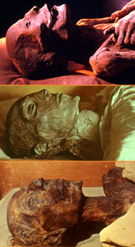 Momia de Ramses I  Rame-triptych