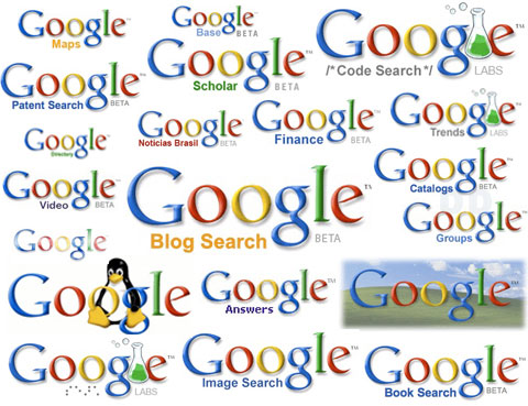 Google apresenta resultados e muda de presidente Google-logos