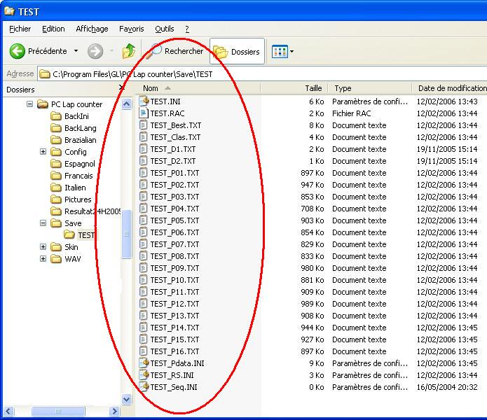 Saving data & Display settings Save