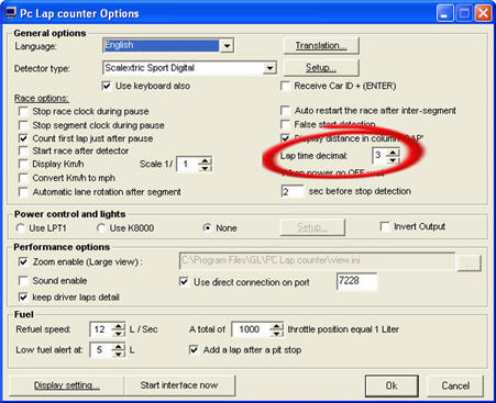 Race Time Resolution Precision