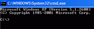 ENTERING THE WINDOWS XP COMMAND PROMPT Command_2