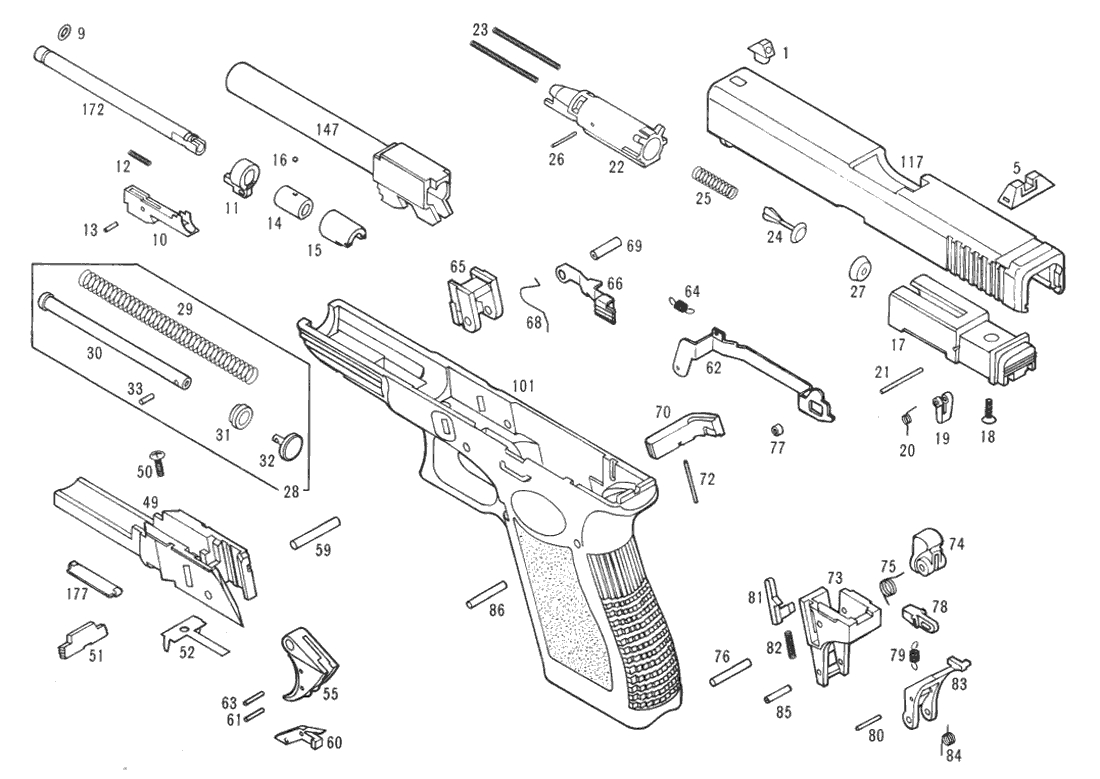 GLOCK 17 Ksc-glock17