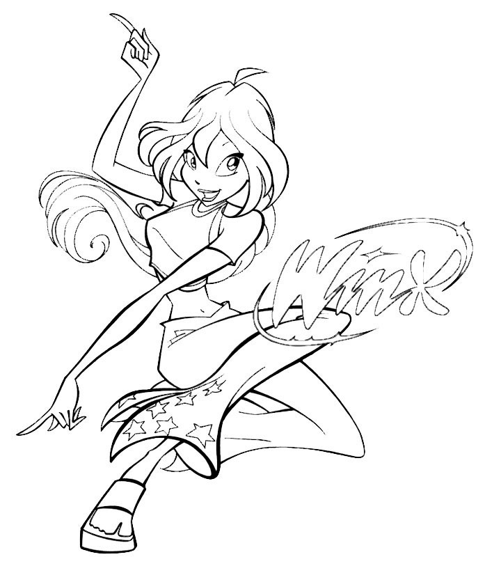 winx coloring book Winx06