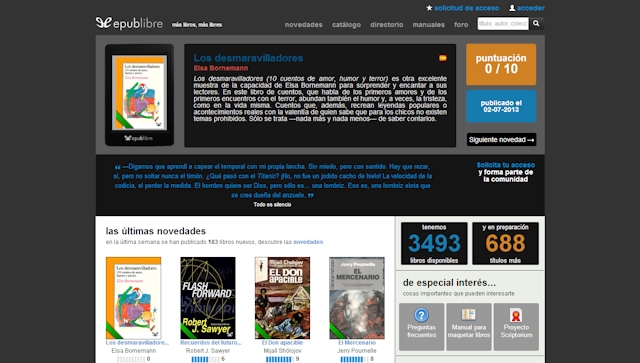 Epublibre.org: página para descargar libros gratis Epublibre