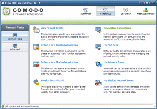 Comodo Firewall Pro v3.0     Bg_firewall_tasks