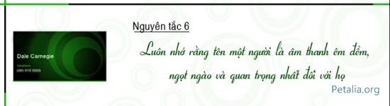 30 nguyên tắc vàng đối nhân xử thế của Đắc nhân tâm 6