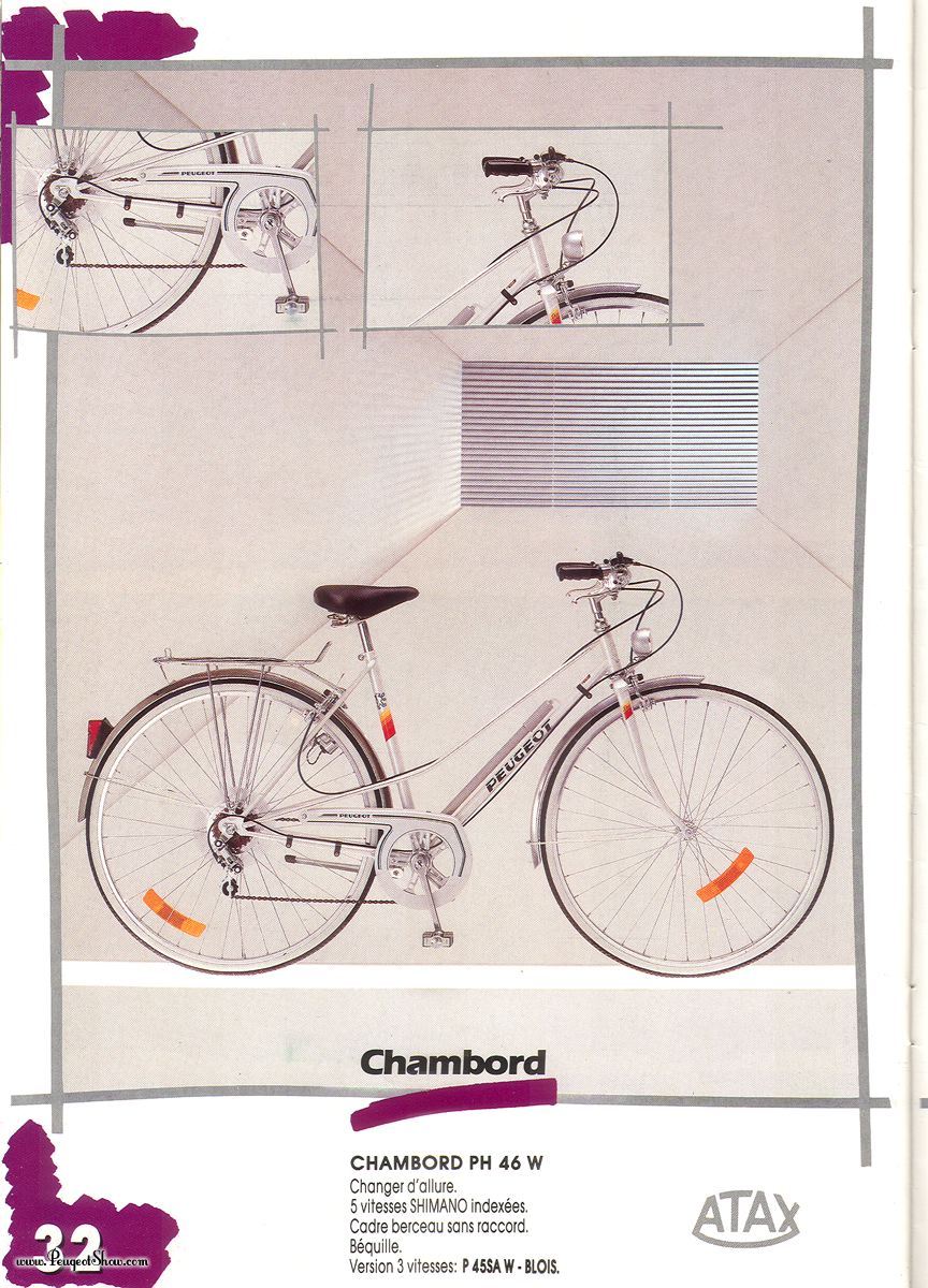 peugeot CHAMBORD PH 46 W 1988 5 vitesses SHIMANO POSITRON  1988fr_32