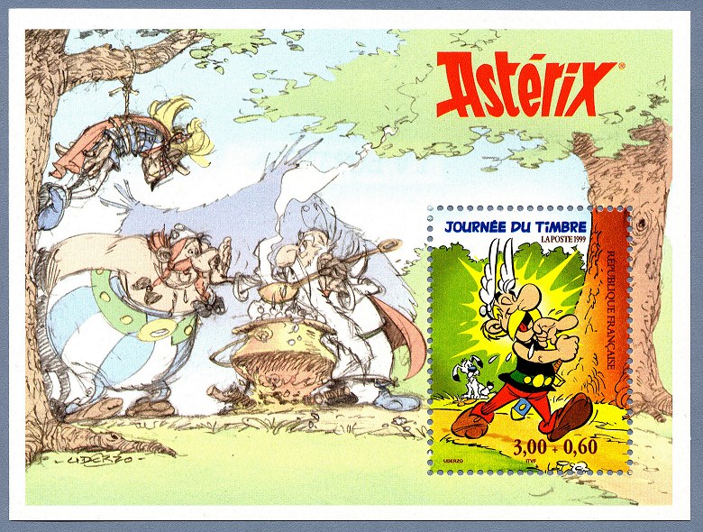 Journée du timbre - Bloc Feuillet - 1999 Asterix_BF_1999