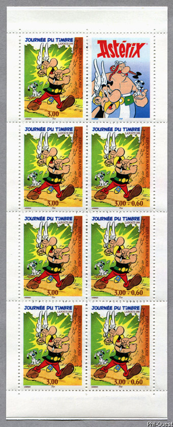 Journée du timbre - Bande-carnet Asterix - 1999 Asterix_carnet_1999