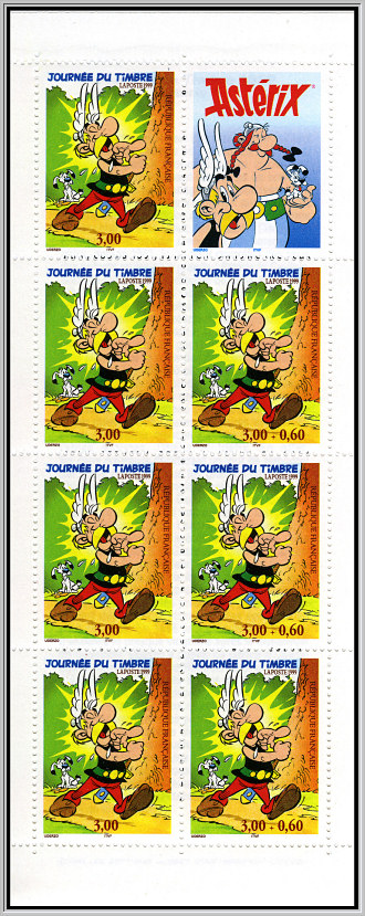 Journée du timbre - Bande-carnet Asterix - 1999 Asterix_carnet_1999T