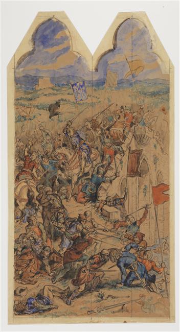 taillebourg - Cognac : Eugène Delacroix et la bataille de Taillebourg 11-561354