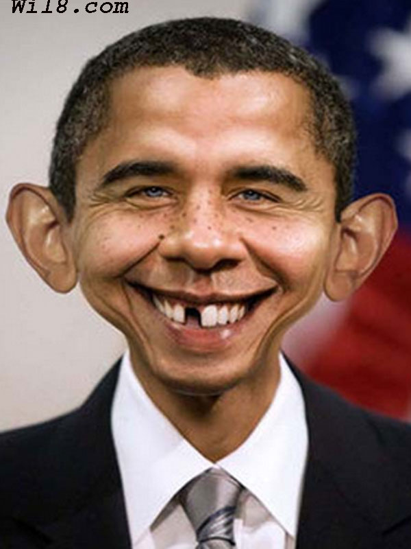 صور مضحكة - صفحة 14 Obama_Funny_Face