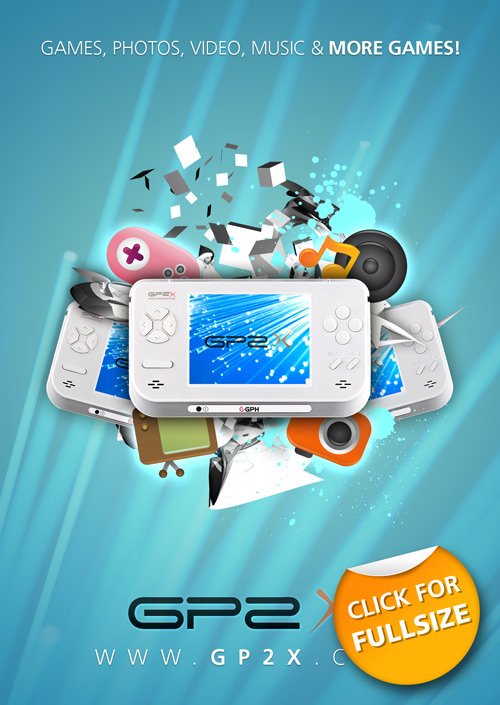  Designing a Portable Gaming Device Poster Gp2x-advertisement