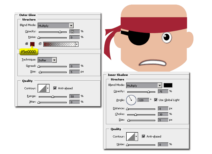 [حصريا] كيفية تصميم قرصان بالفوتوشوب - How to Draw a Cute Pirate Character in Photoshop Step-012