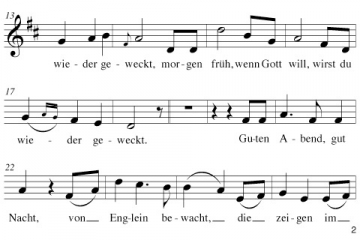 FREE Music sheets (beginners on up)  UPDATED Nov. 19, 2010 Wiegenlied