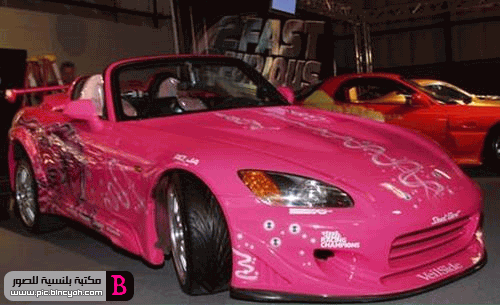 سيارات للبنات بسررعة ادخلو ^^ Girl_pink_car_blncyah_003