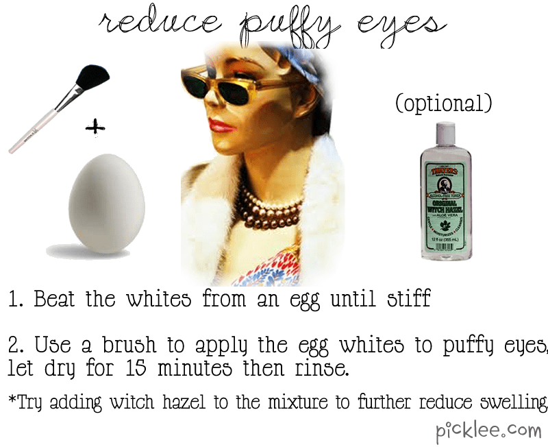 Beauty Tips... Homemade Reduce-puffy-eyes