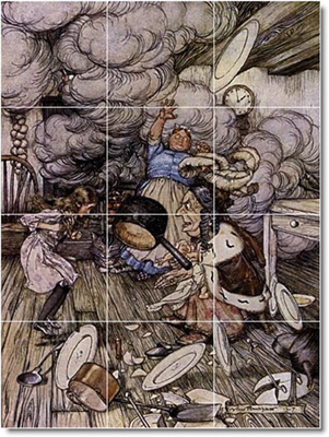 سيراميك حوائط مطابخ مودرن Rackham_arthur_alice_in_wonderland_down_the_rabbit_hole