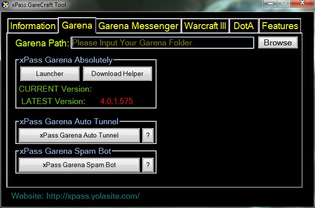 xPass GareCraft Tool D7UGarenaTab1ke7