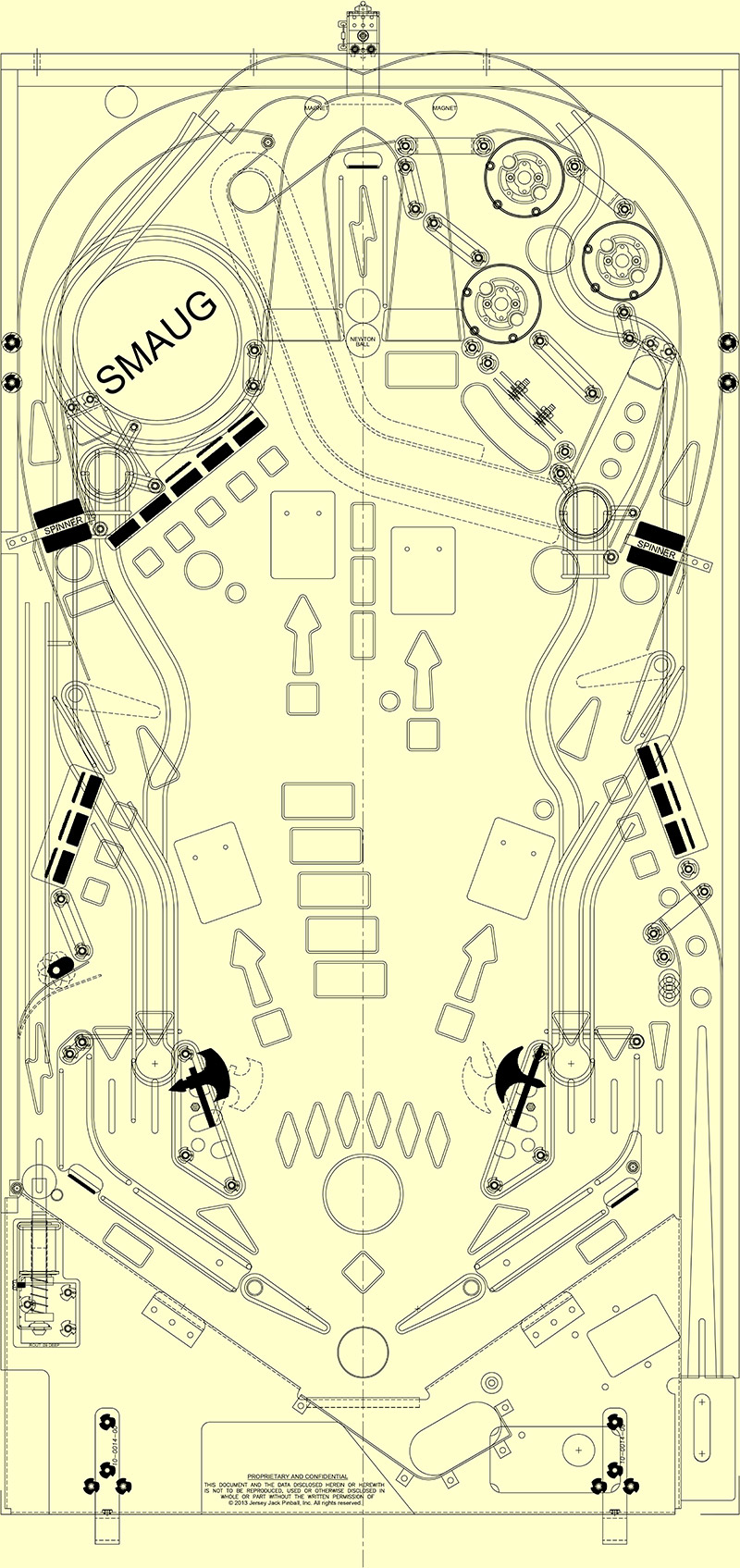 Full playfield reveal of the Hobbit 14a