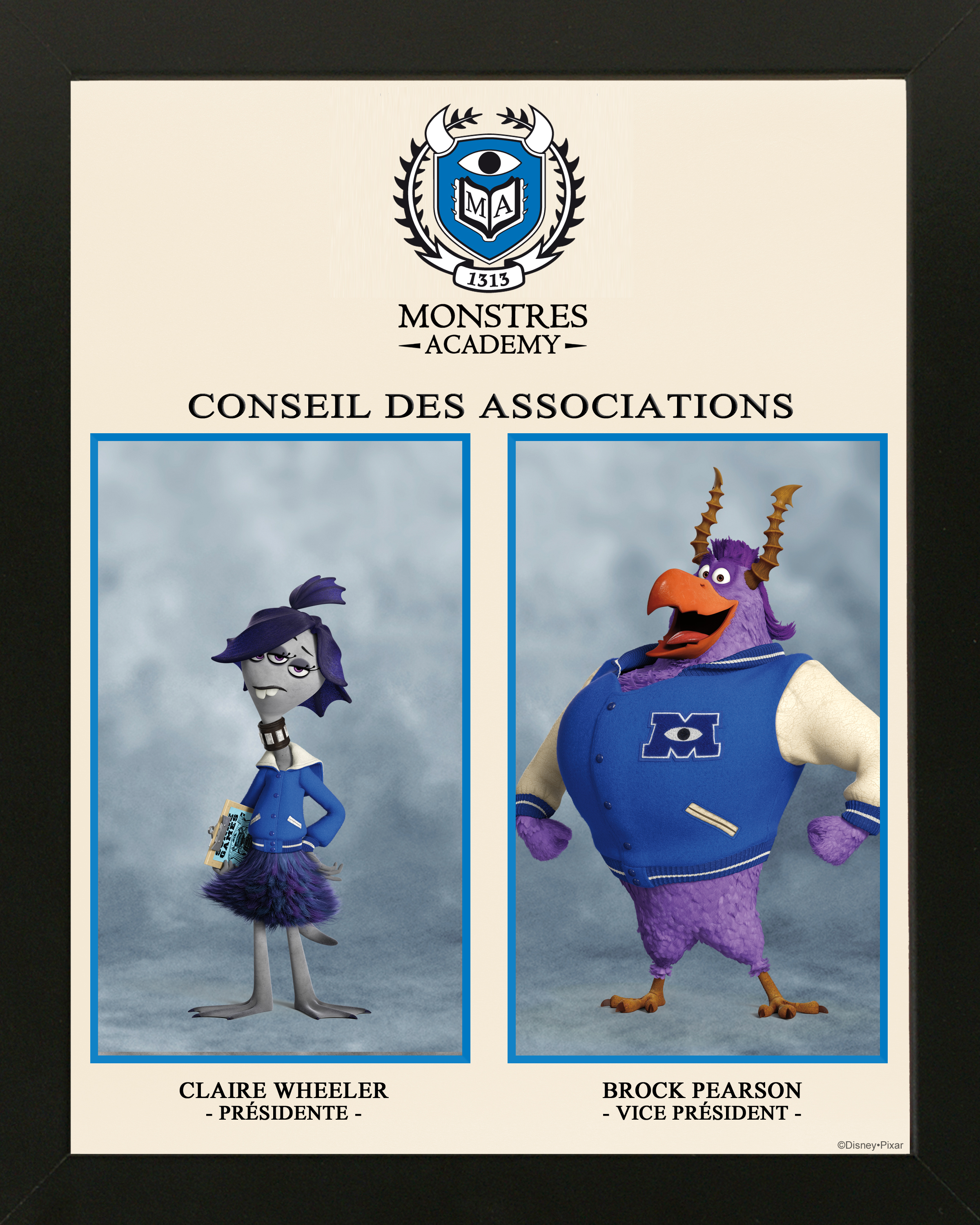 pixar planet disney monstre academy university