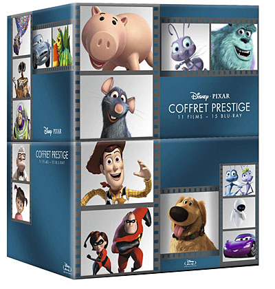 Pixar Planet Disney coffret dvd blu ray