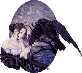 cool pixelart from pixeljoint. Raven_lenore