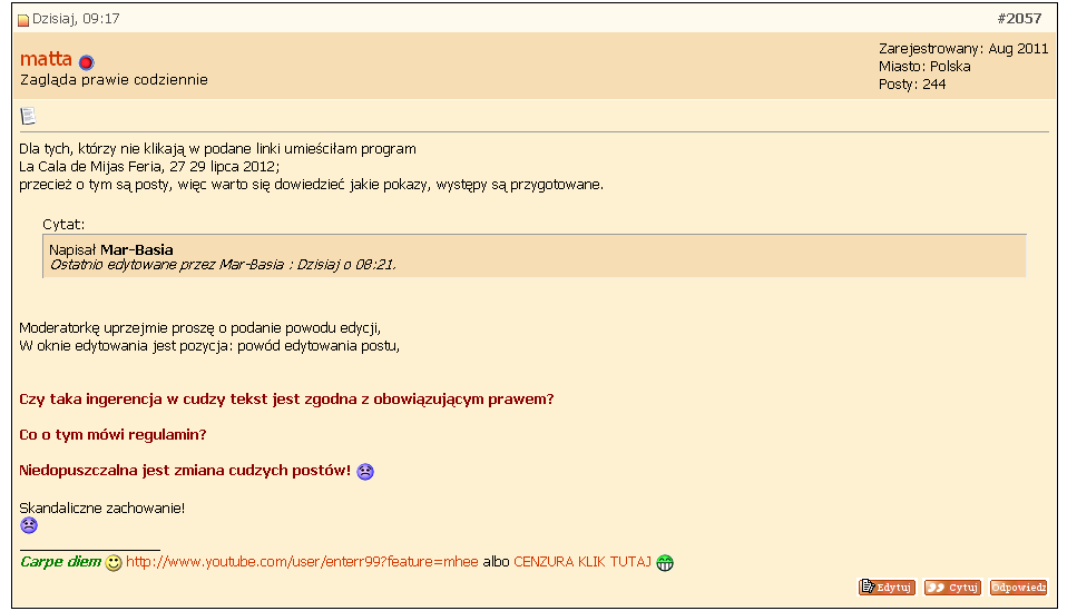 Cenzura na forum 177