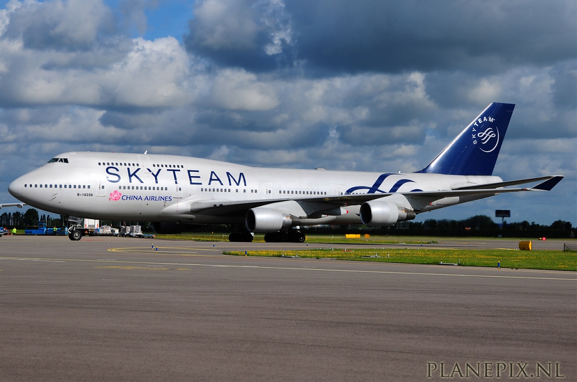 AMS 16-07-2012 Normal_7310_B-18206_B747-400_China_Airlines_28Skyteam_c-s29_AMS