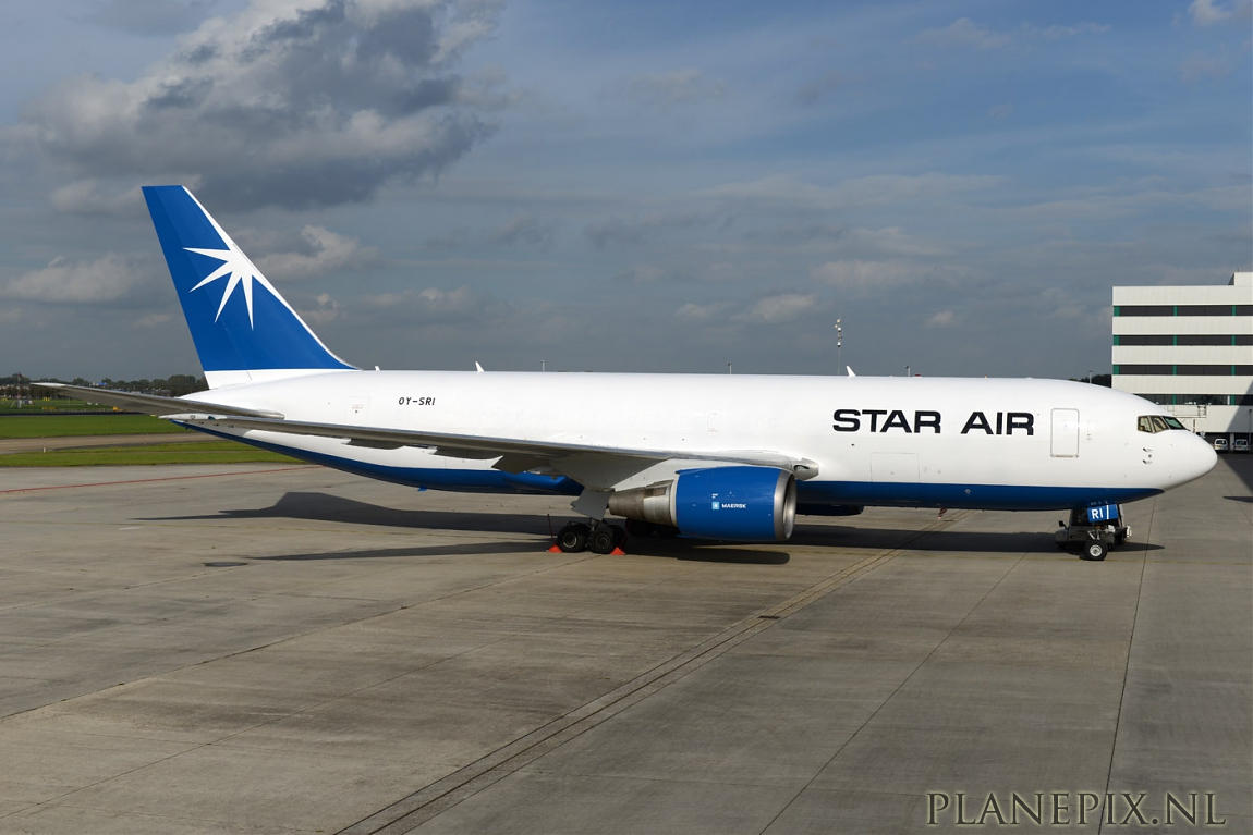 EHAM 10-10-2014  Normal_9613_OY-SRI_B767-200F_Star_Air_AMS