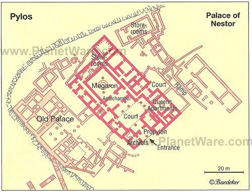 Palacios  y casas Pylos-palace-of-nestor-map