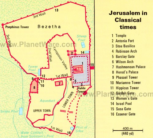 Europe is larger then Australia Ancient-jerusalem-map