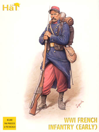 Infanterie Française WW 1 chez Hät HAT8148Box