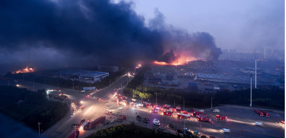 CHINE Explosions à Tianjin : Et maintenant, pollution et rejets toxiques 14269052