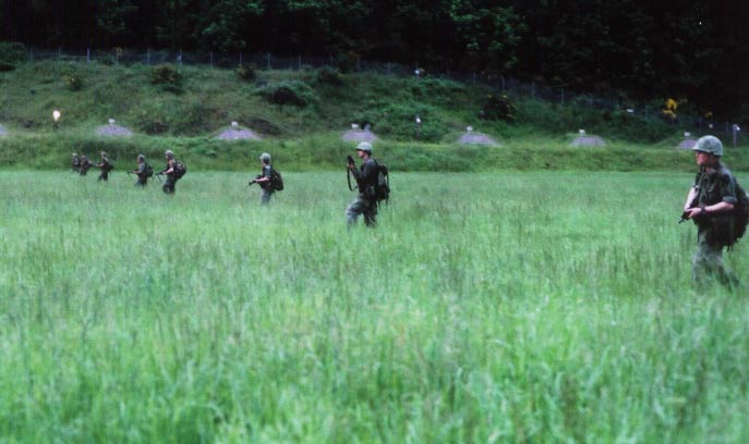 Vietnam Reenactors Goingthrufield