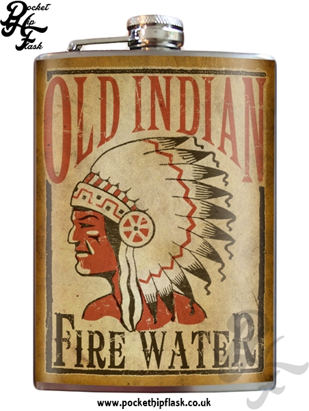 American Indian tribe takes advantage of Obama's marijuana policy Old-Indian-Fire-Water-8oz-Stainless-Steel-Hip-Flask