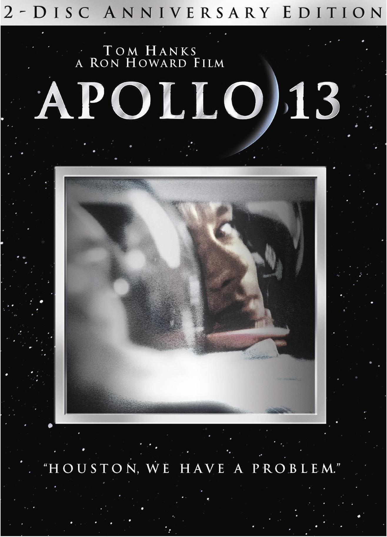 فلم (أبوللو 13 - Apollo 13) بطولة: توم هانكس Tom Hanks ، كيفن باكون Kevin Bacon ، بل باكستون Bill Paxton ، اخراج: رون هوارد Ron Howard ، انتاج عام 1995 حائز على عدة جوائز Apollo13%20Box%20Art%20front