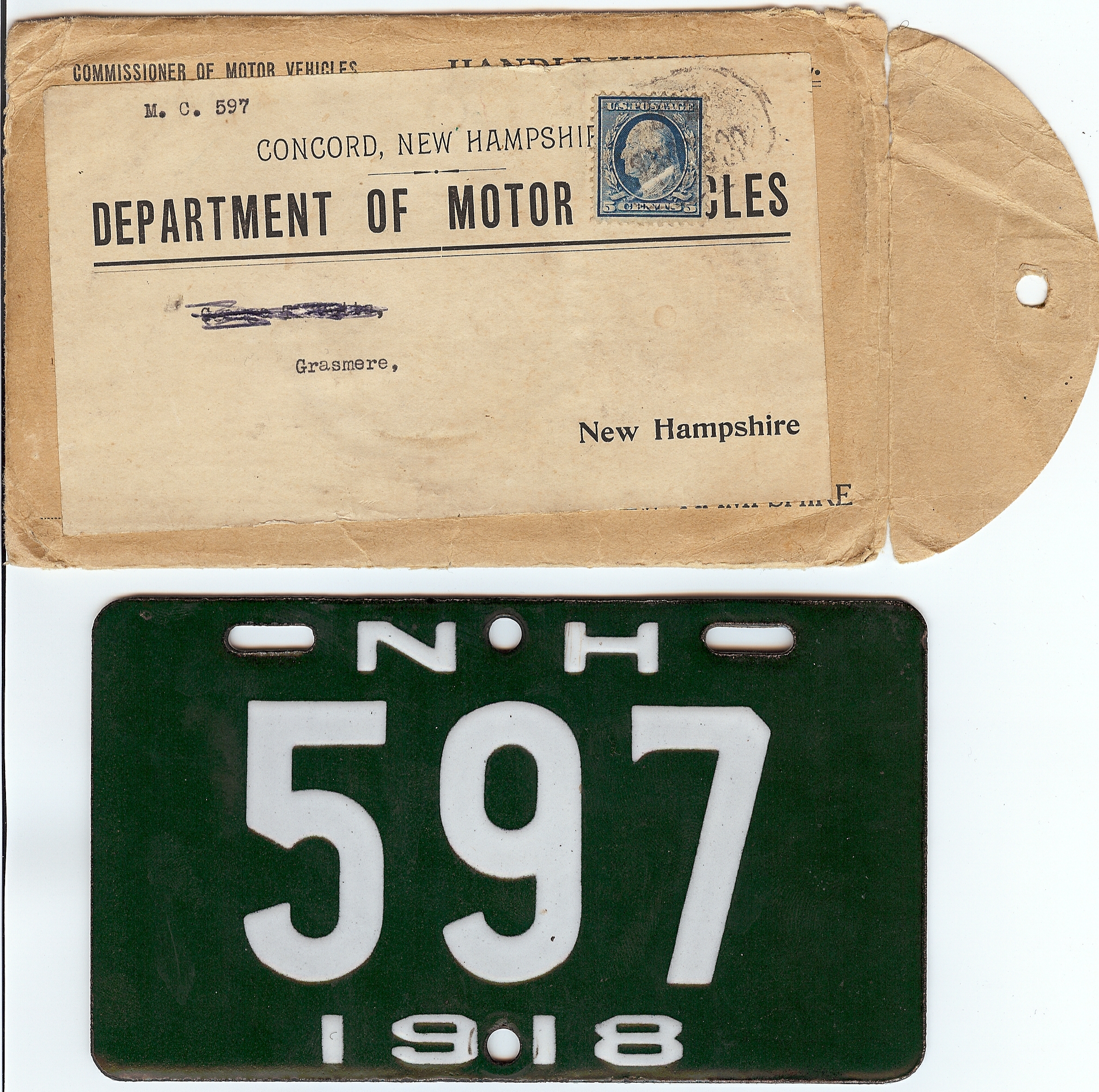 Le jeu de l'image - Page 25 New_Hampshire_1918_Motorcycle_597_w_Envelope