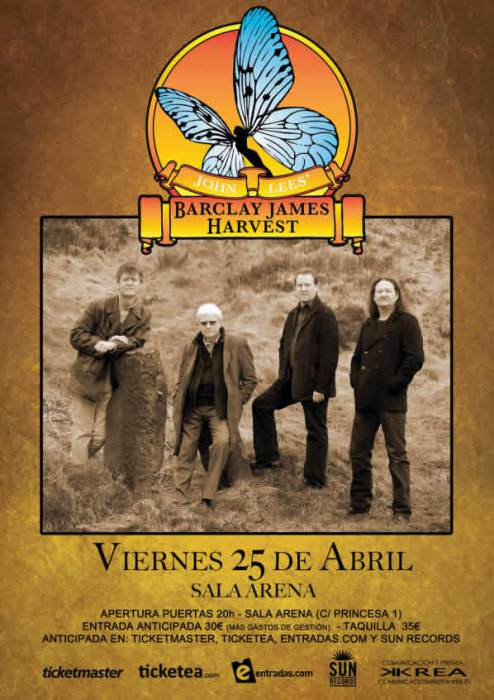 BARCLAY JAMES HARVEST. Cartel-Barclay-James-Harvest